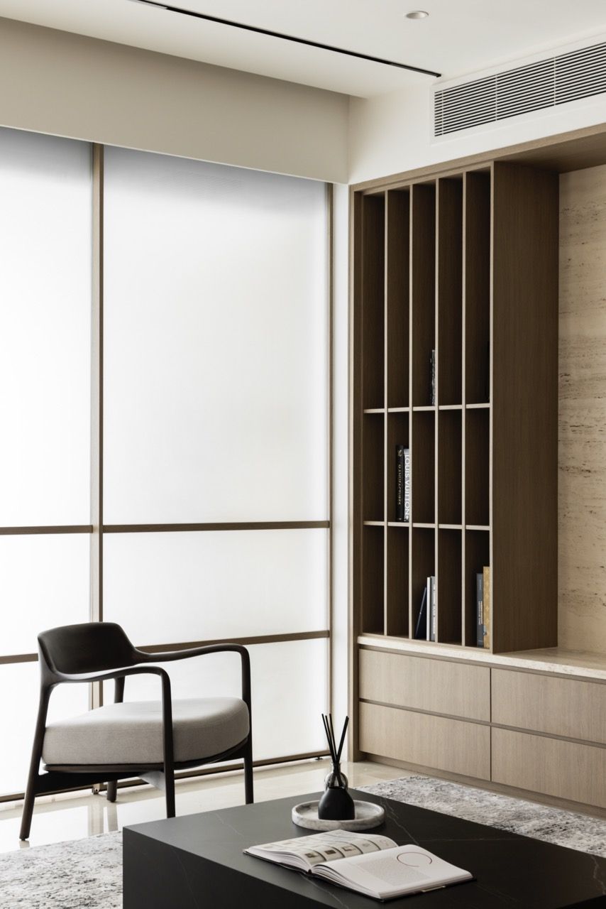The timber-framed workspace overlooks the city, proving that functional areas can be both practical and beautiful