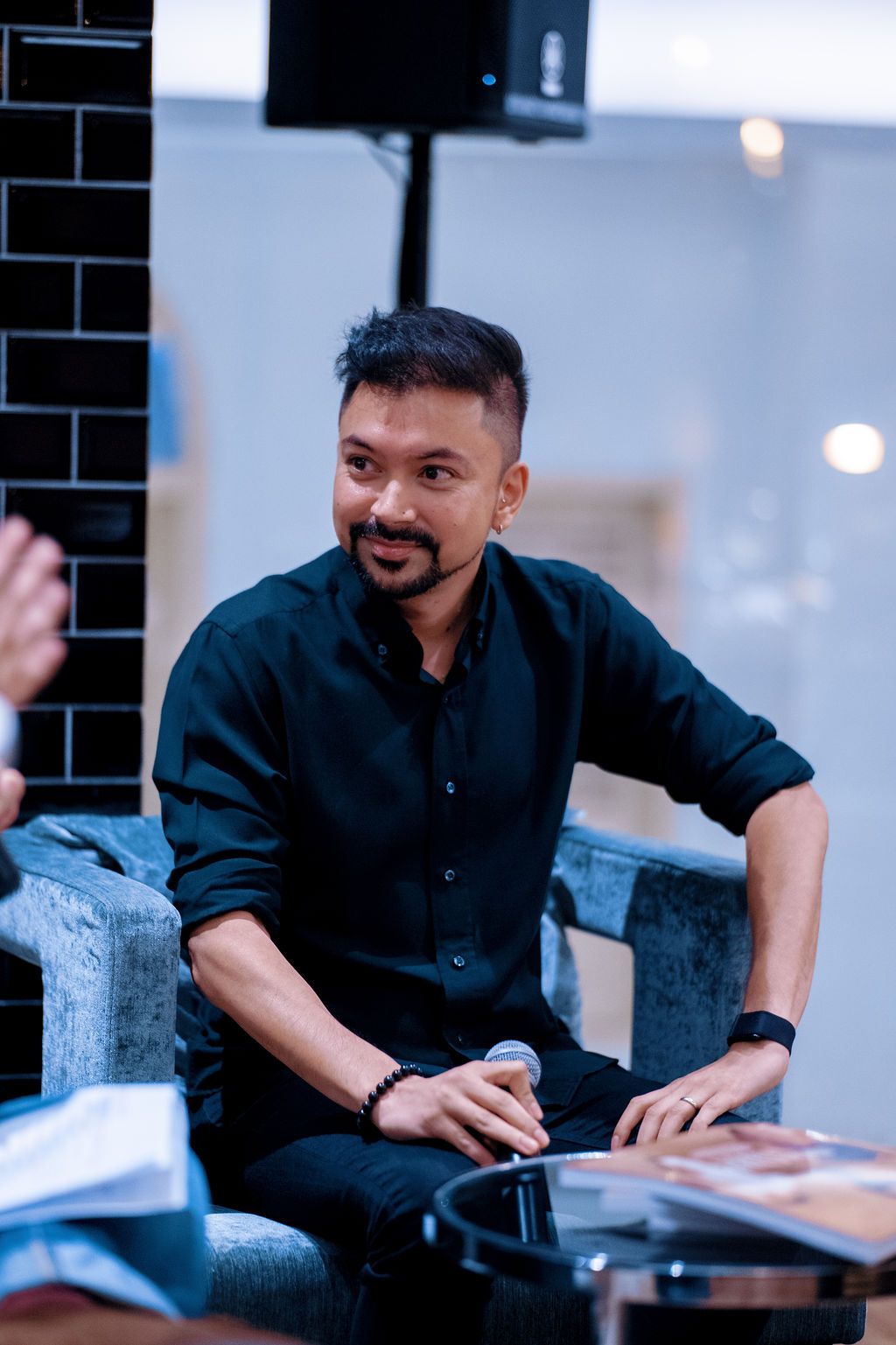 Iqbal Ameer in a fireside chat about his entrepreneurial inspiration