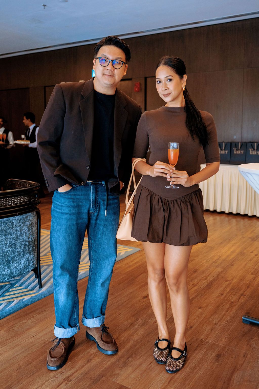 Sim Wie Boon, print editor of Tatler Malaysia and Atiyya Zulkarnain, producer at Tatler Malaysia