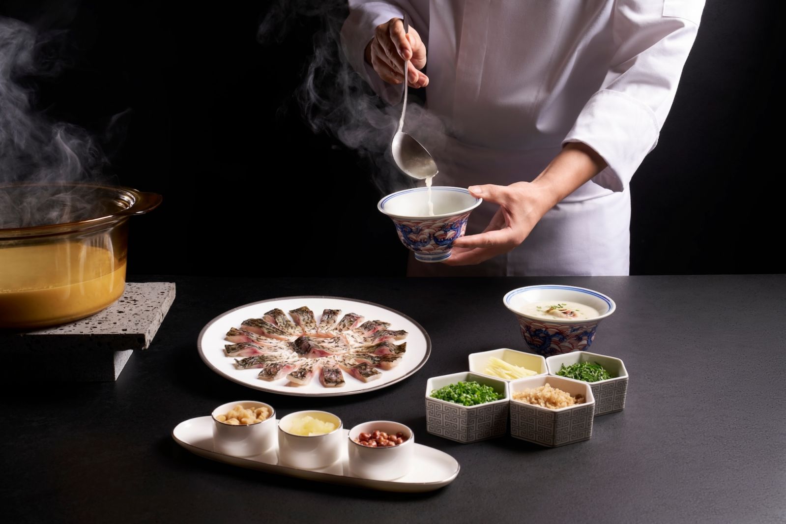 Signature boneless crucian carp congee is a testament to a chef’s knife skills (Photo: Mandarin Oriental, Singapore) best Chinese restaurant singapore
