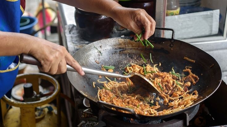 Char kuey teow at a hawker stall (Image: Michelin)