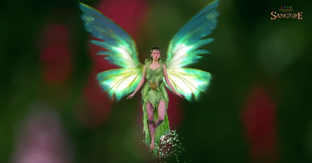 The 'lambana' in Encantadia is a small, winged creature with dragonfly-like wings (Photo: Gmaencantadia)