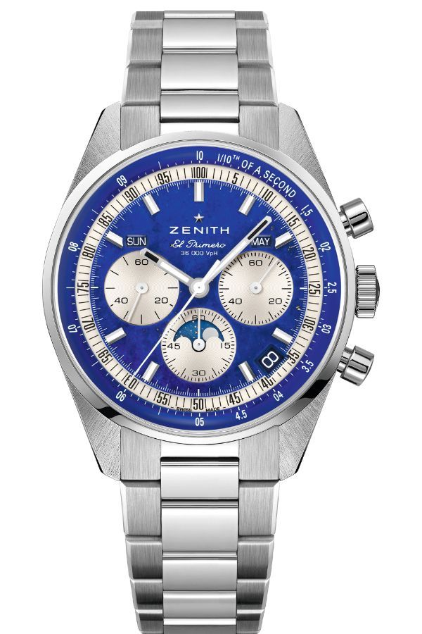 Zenith Chronomaster Original Triple Calendar with lapis lazuli dial