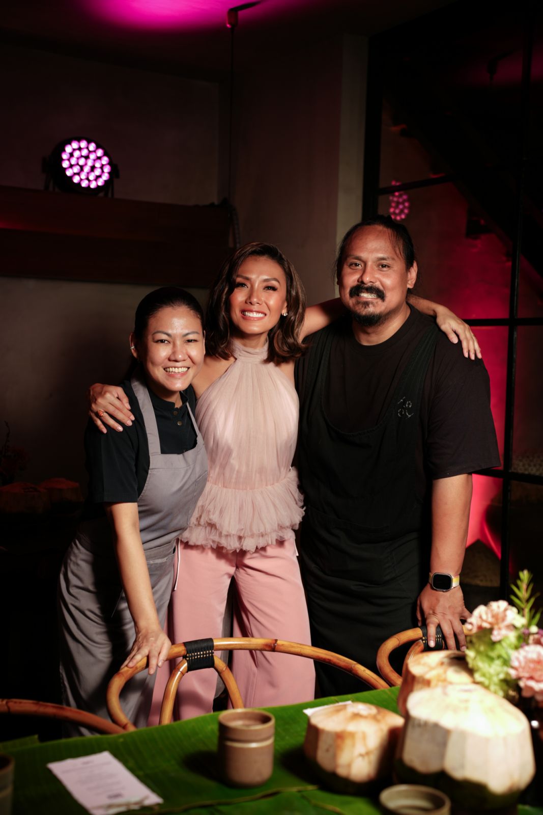 The launch of Baken 1104 with chef Johanne Siy and Jordy Navarra