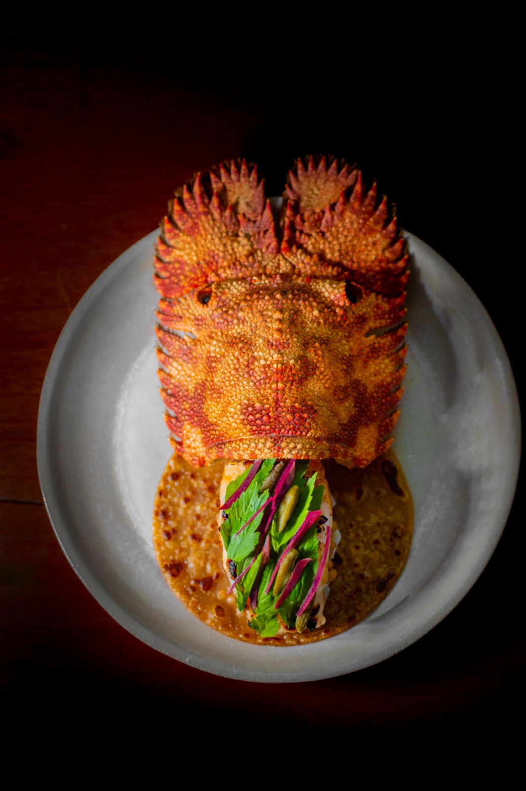 Tatus Hitam Crayfish with bamboo shoot (Photo: Dewakan)