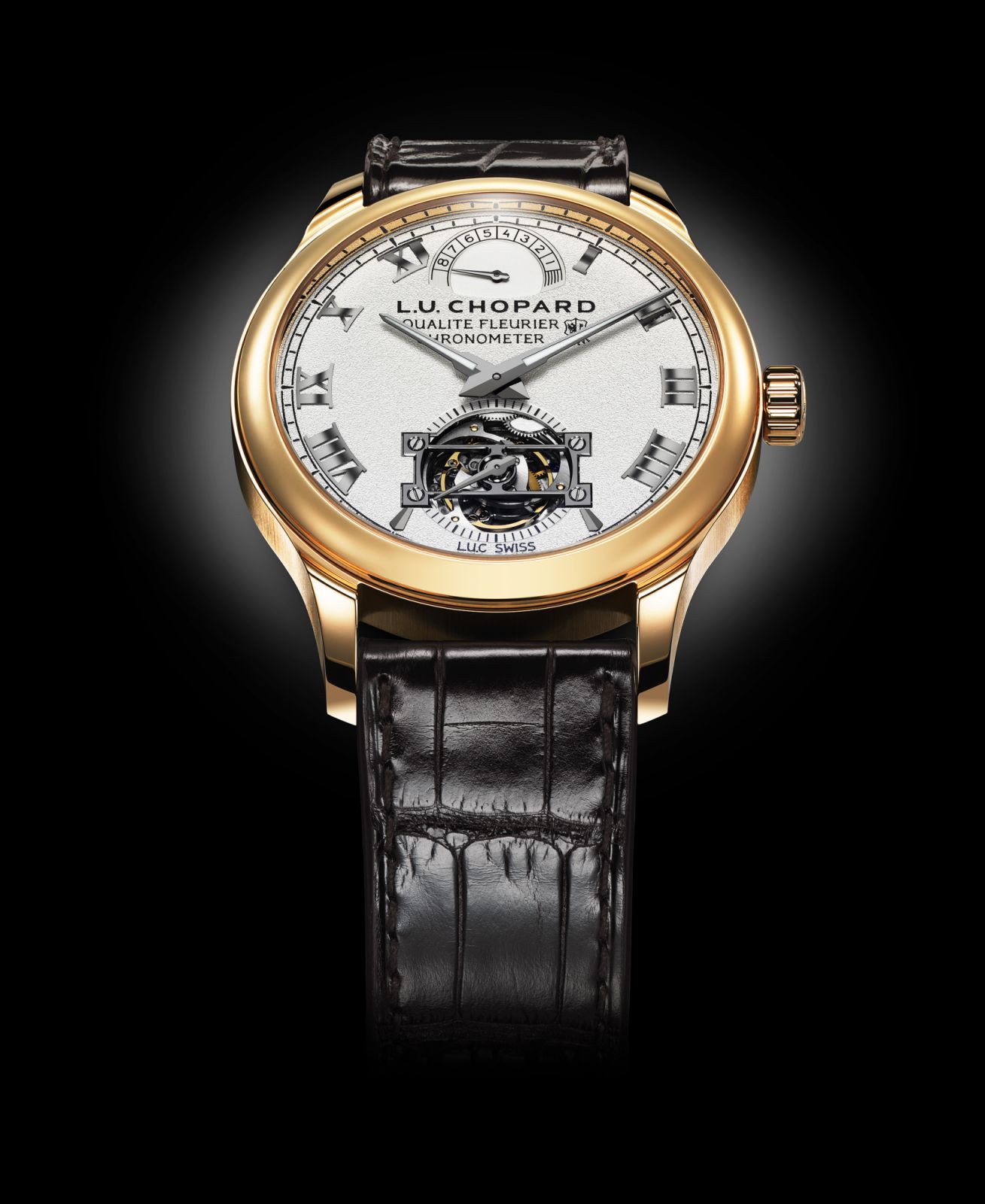 Chopard L.U.C Tourbillon Triple Certification (2011), the first tourbillon model, which also received the rare triple certification, including the COSC and Poinçon de Genève