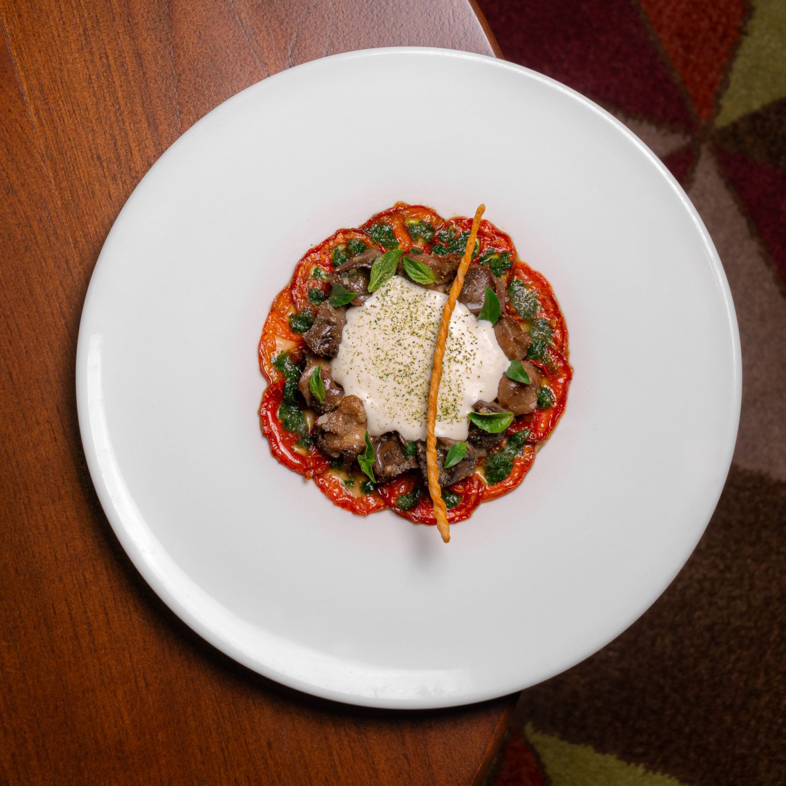 Sea Snails with Tomato Ricotta. จากร้าน J'AIME by Jean-Michel Lorain at U Sathorn