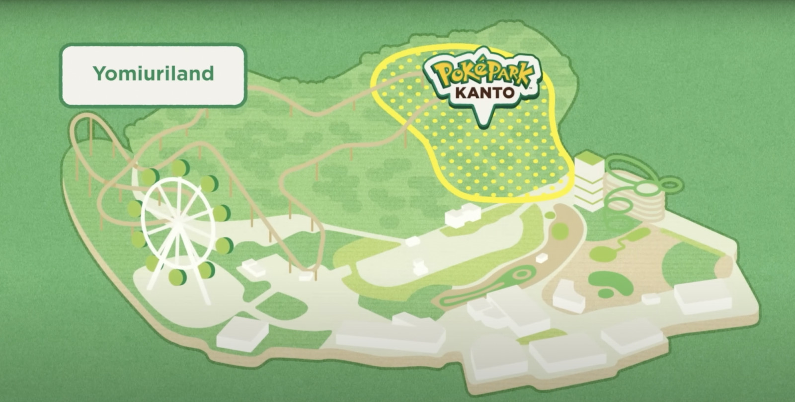 Poképark Kanto occupies 2.6 hectares of Yomiuriland in the Kanto region of Japan. (Photo: Pokémon Asia ENG)