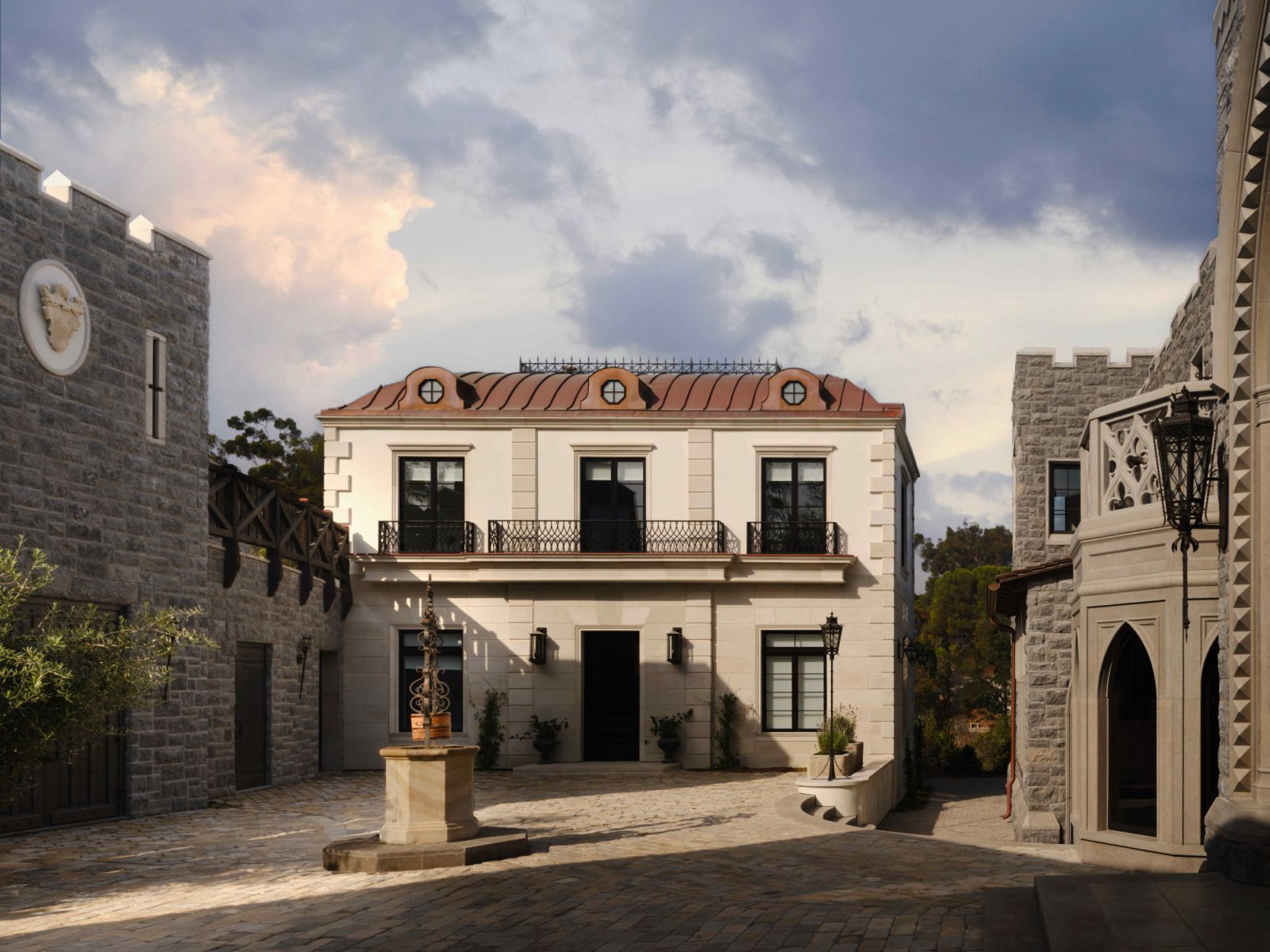 Stepping into the courtyard feels like entering another era
