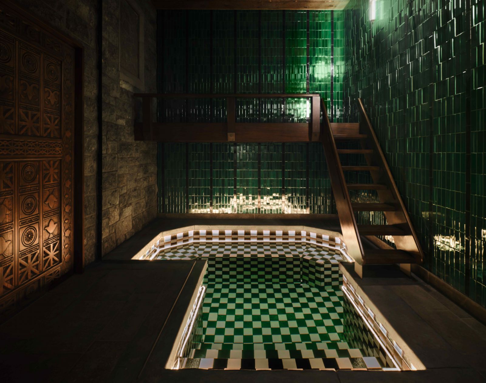The private grotto spa offers a tranquil oasis from the lively nightclub beyond