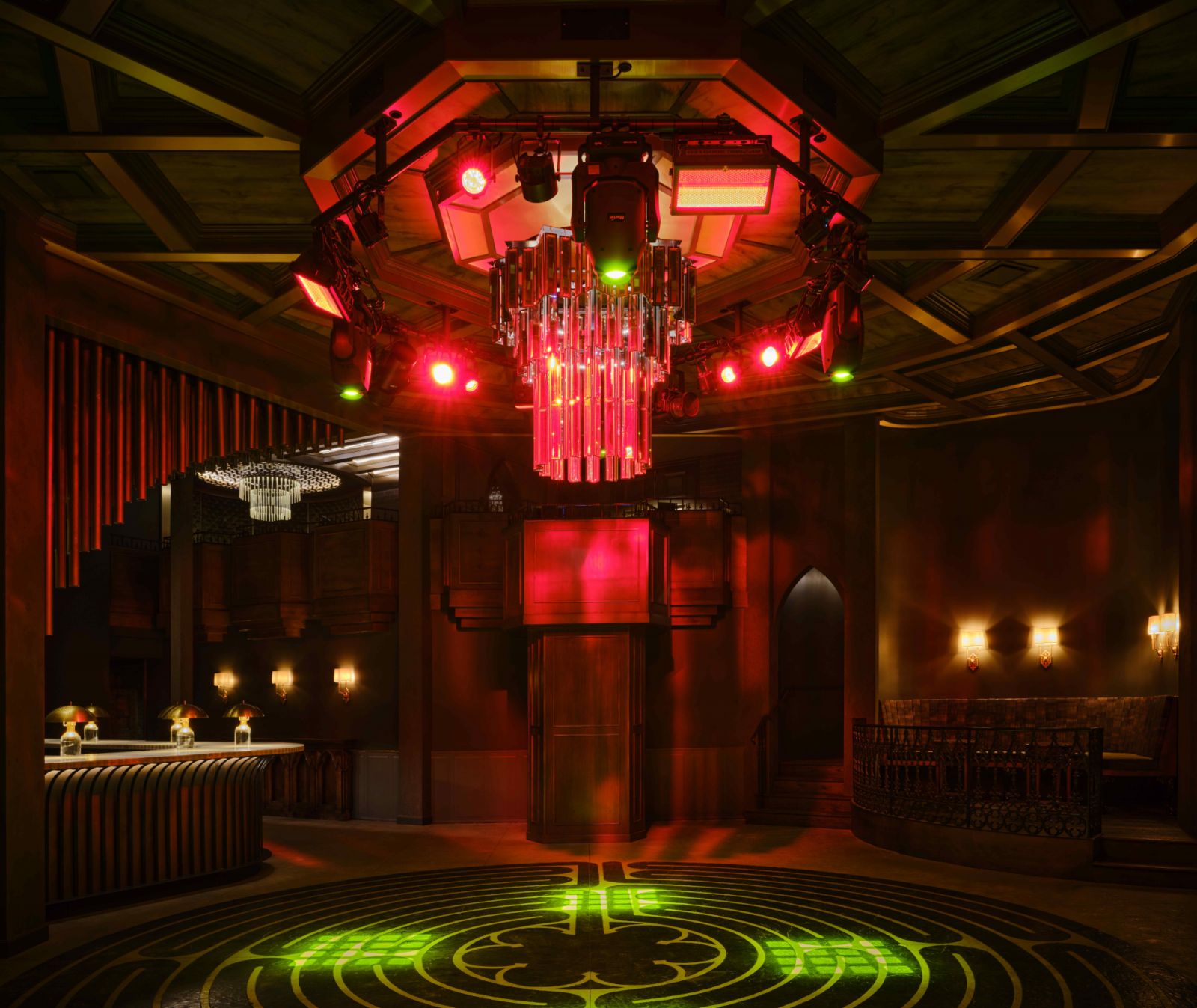 The modernised, underground version of a Victorian ballroom turned nightclub
