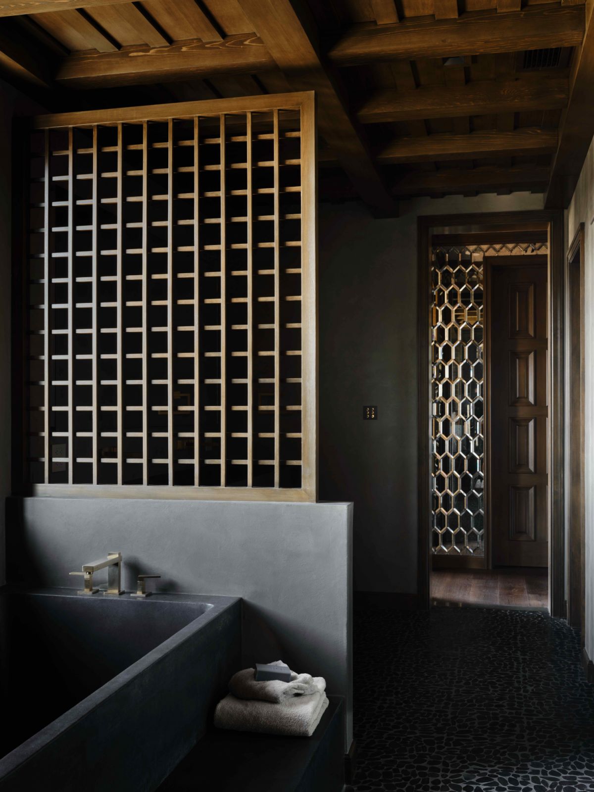 Meticulous attention to detail extends throughout the home