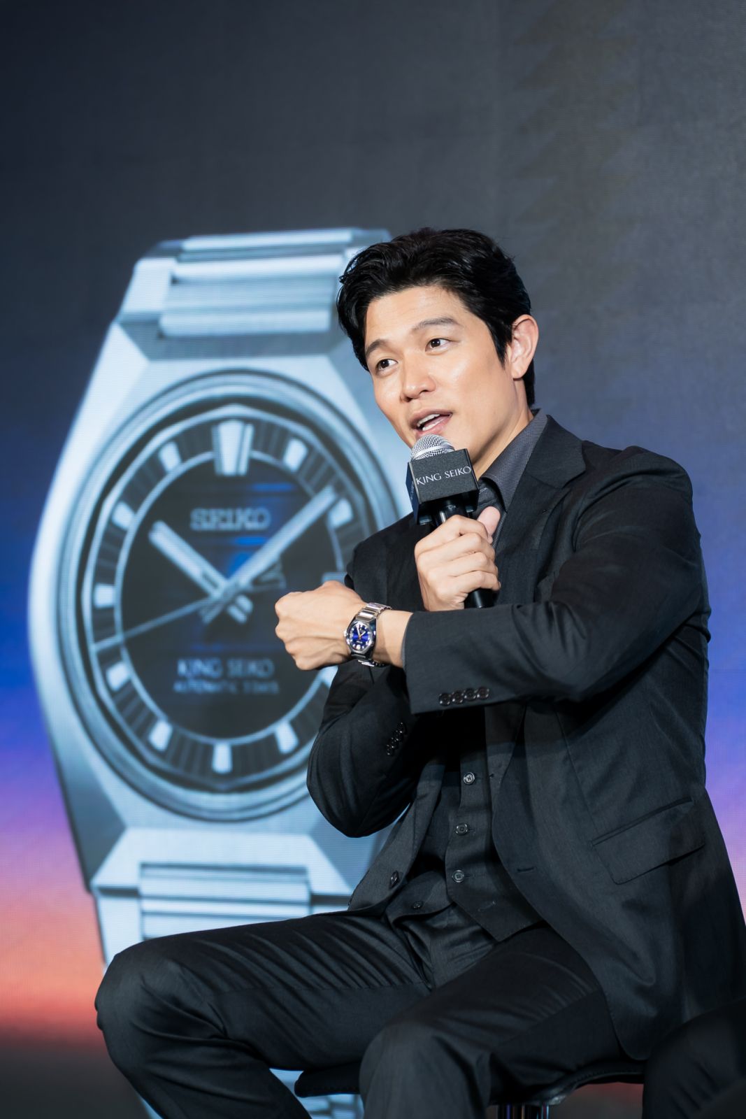 Ryohei Suzuki shares his love for the new King Seiko Vanac collection (Photo: Courtesy of Seiko Watch Corporation)