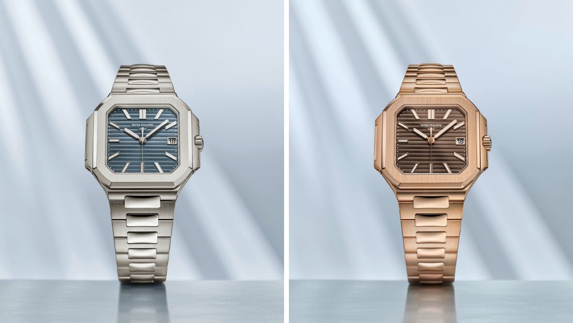 Patek Philippe Cubitus in 40mm white and rose gold