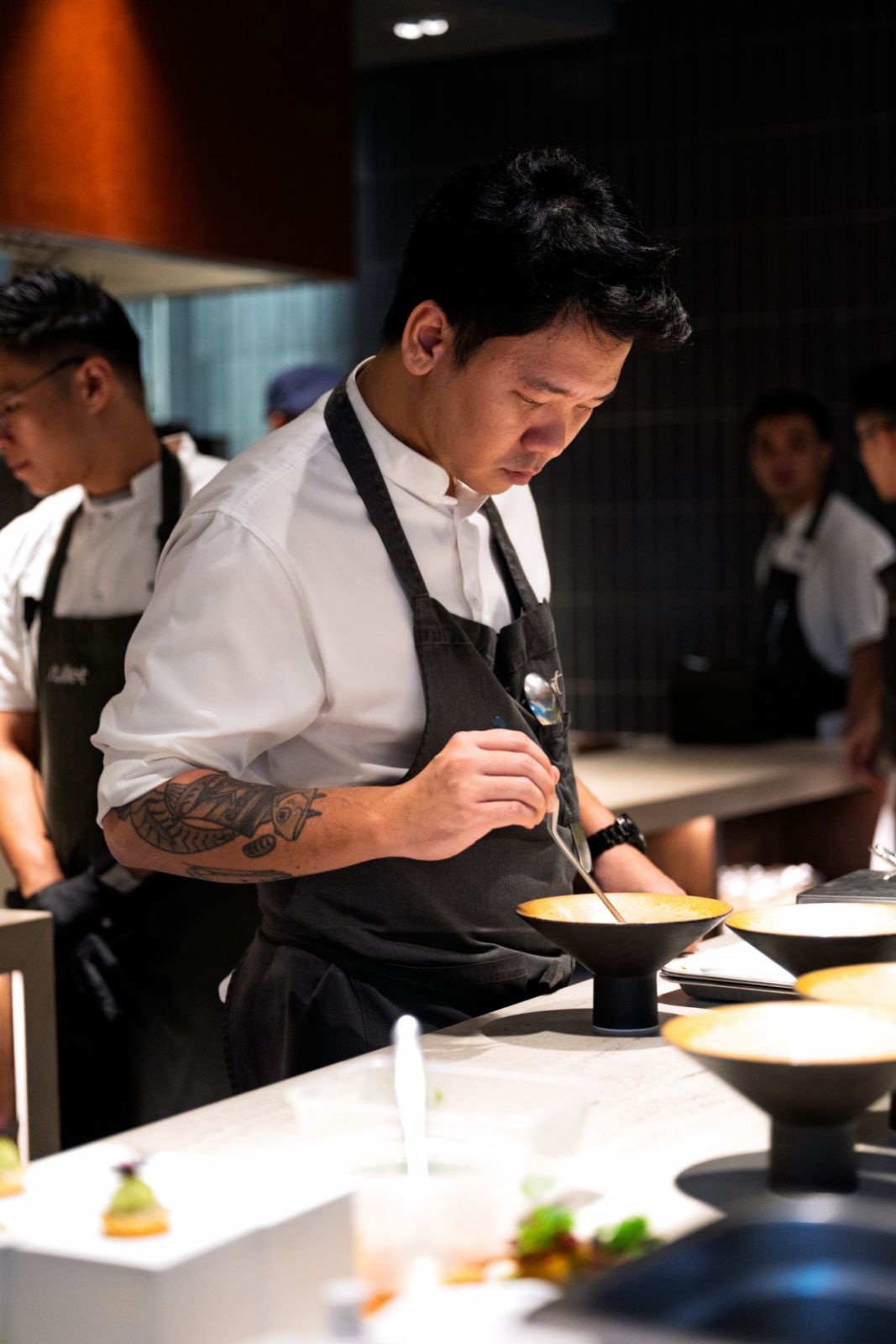 Chef Hans at Skillet for the Beta x August dinner