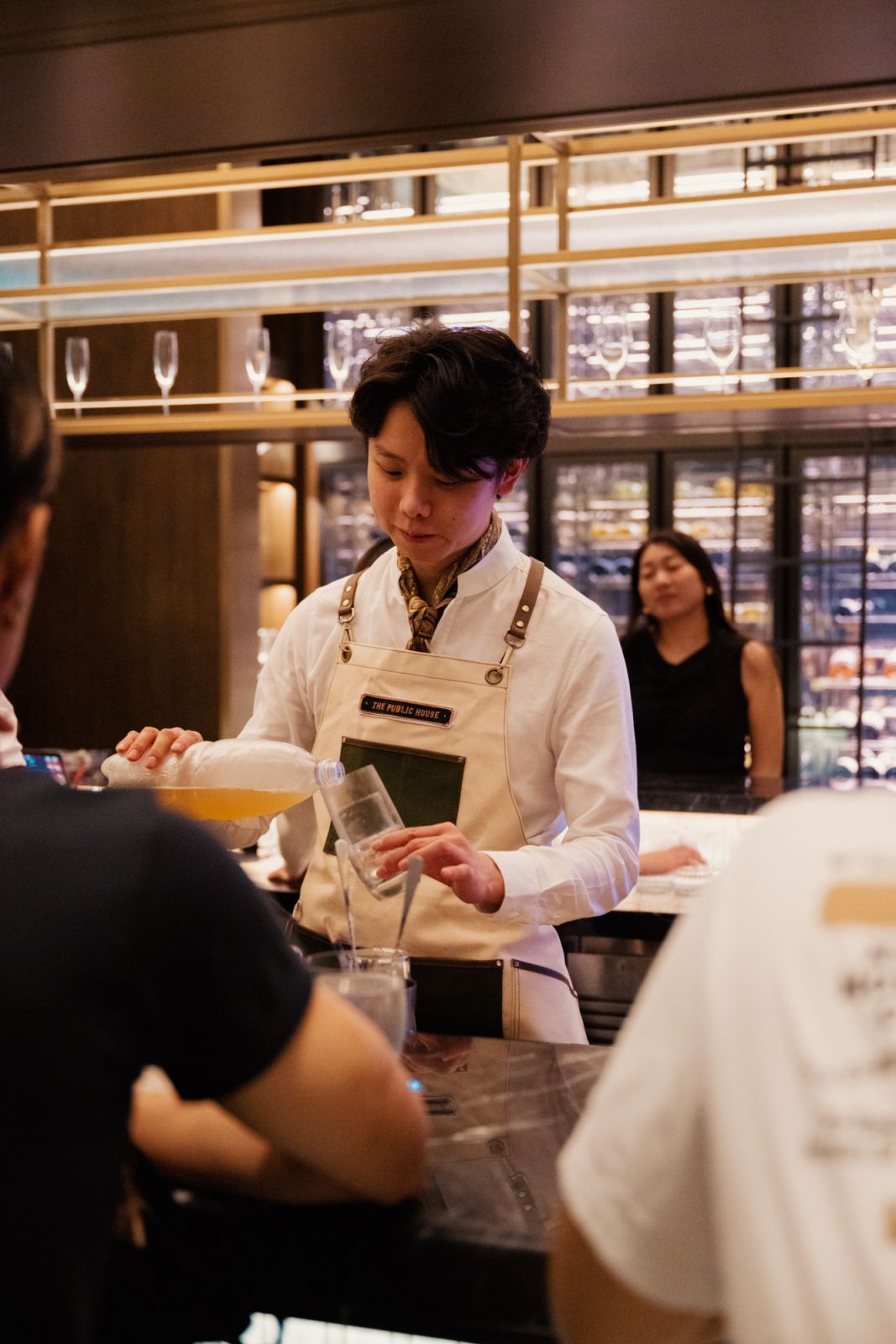 William Wu preparing his signature cocktail for his guests at The Silver Monkey