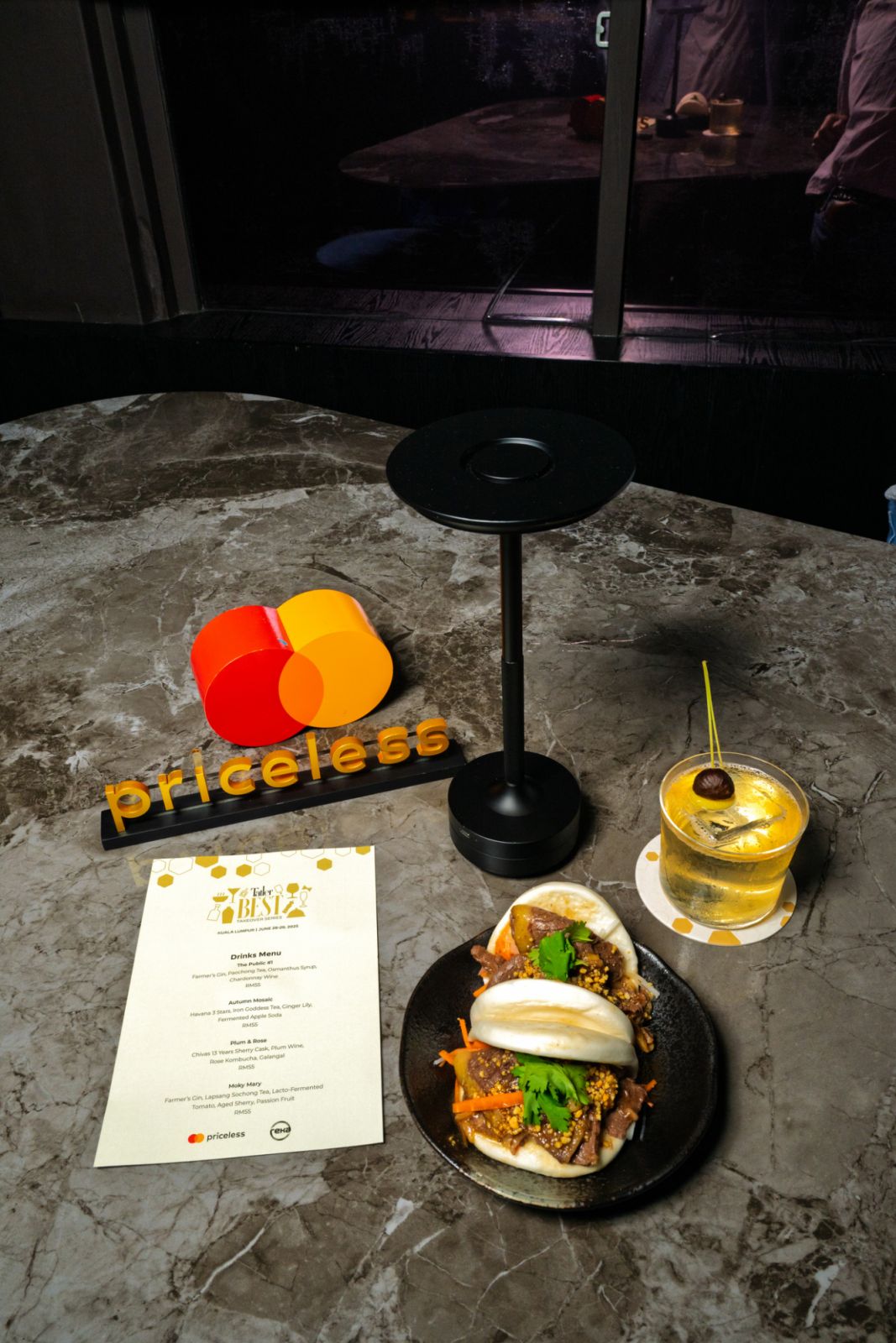 Braised Beef Gua Bao paired with