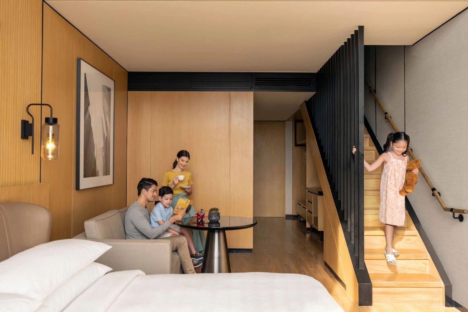 The bi-level units are perfect for families (Photo: Sheraton Hotel Manila)