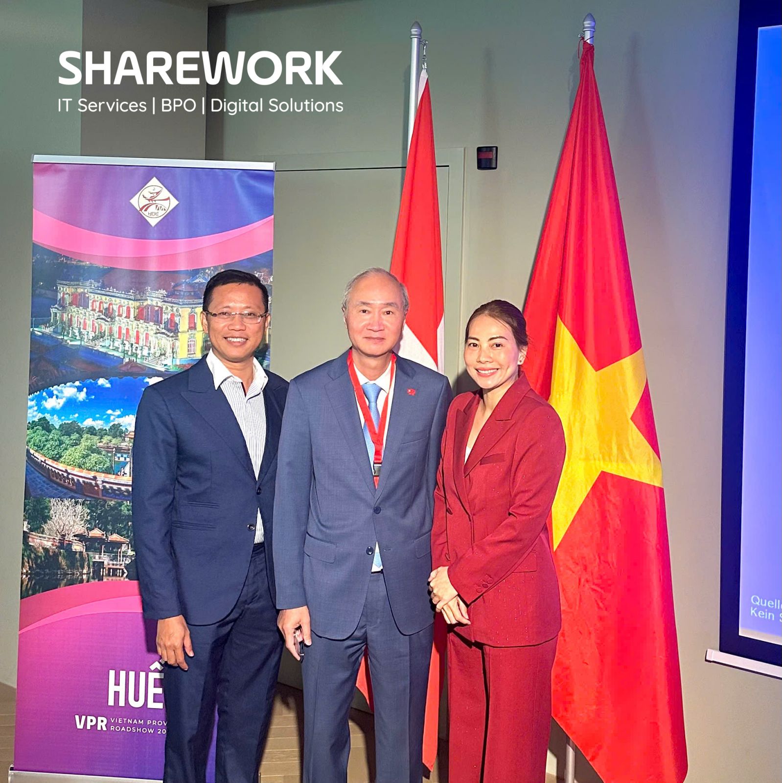 CEO Kieu Quyen attends the Switzerland - Vietnam Economic Forum 2025 (photo: SHAREWORK)