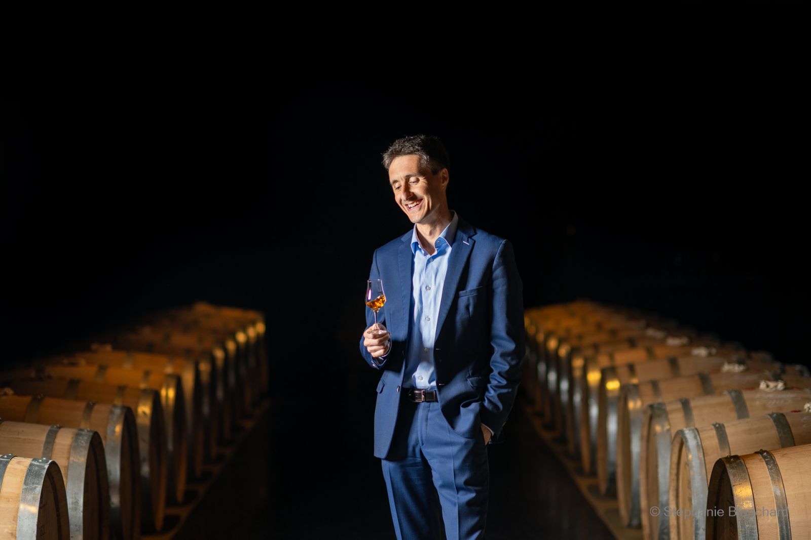 Martell's cellar master Christophe Valtaud (Photo: Stéphanie Blanchard)