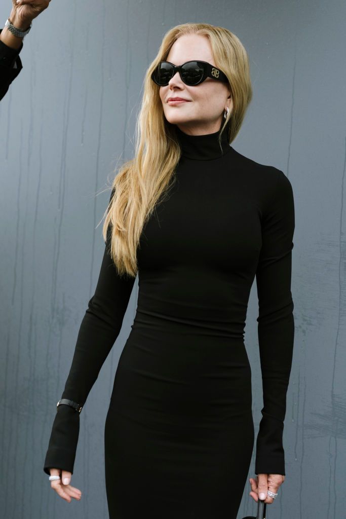 PARIS, FRANCE - SEPTEMBER 30: Nicole Kidman attends the Balenciaga Paris Womenswear Spring-Summer 2025 show as part of Paris Fashion Week on September 30, 2024 in Paris, France. (Photo by Vanni Bassetti/Getty Images for Balenciaga)