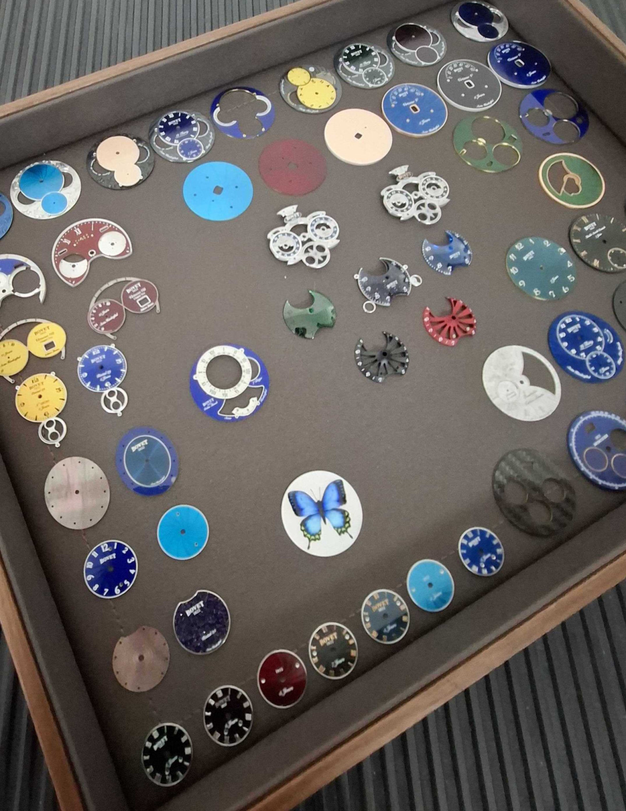 The different dials at Bovet