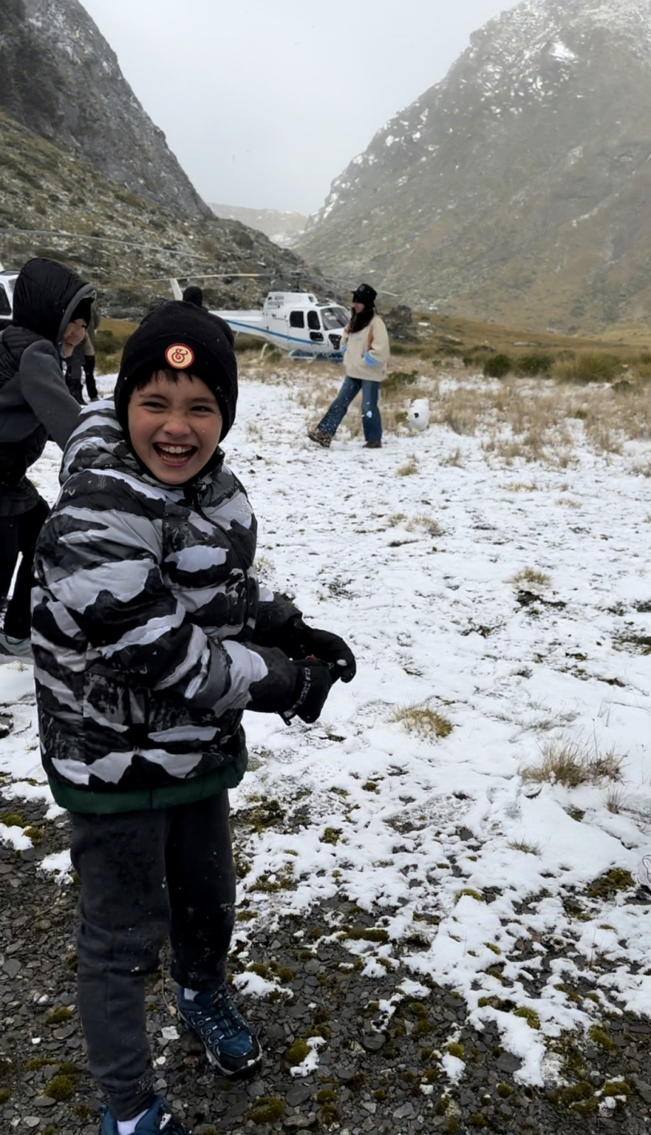 Snow and smiles (Photo: Courtesy of Audrey Tan Zubiri)
