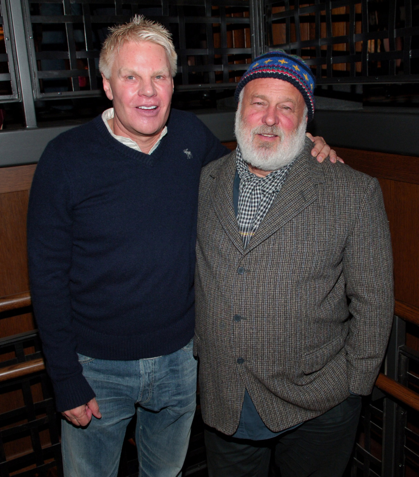 Mike Jeffries, Abercrombie & Fitch CEO, and Bruce Weber (Photo by Michael Loccisano/FilmMagic for Paul Wilmot Communications)