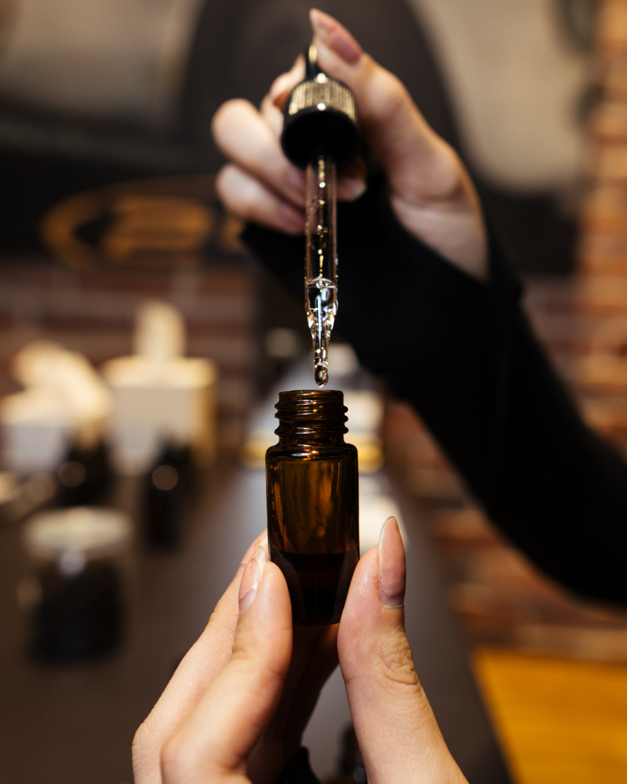 Guests were invited to customise and take home their own Puras essential oils