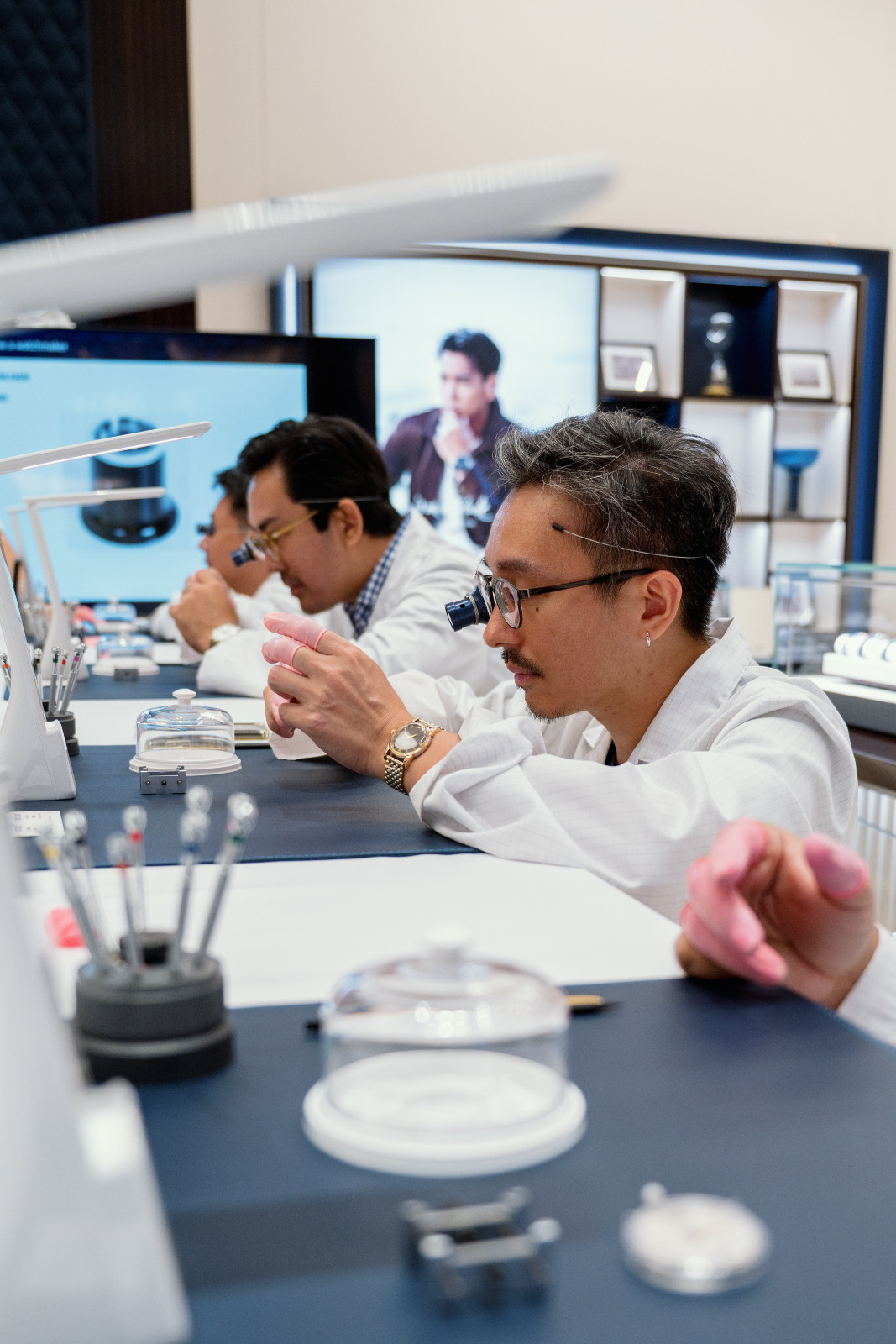Watch enthusiasts stepped into the shoes of a watchmaker
