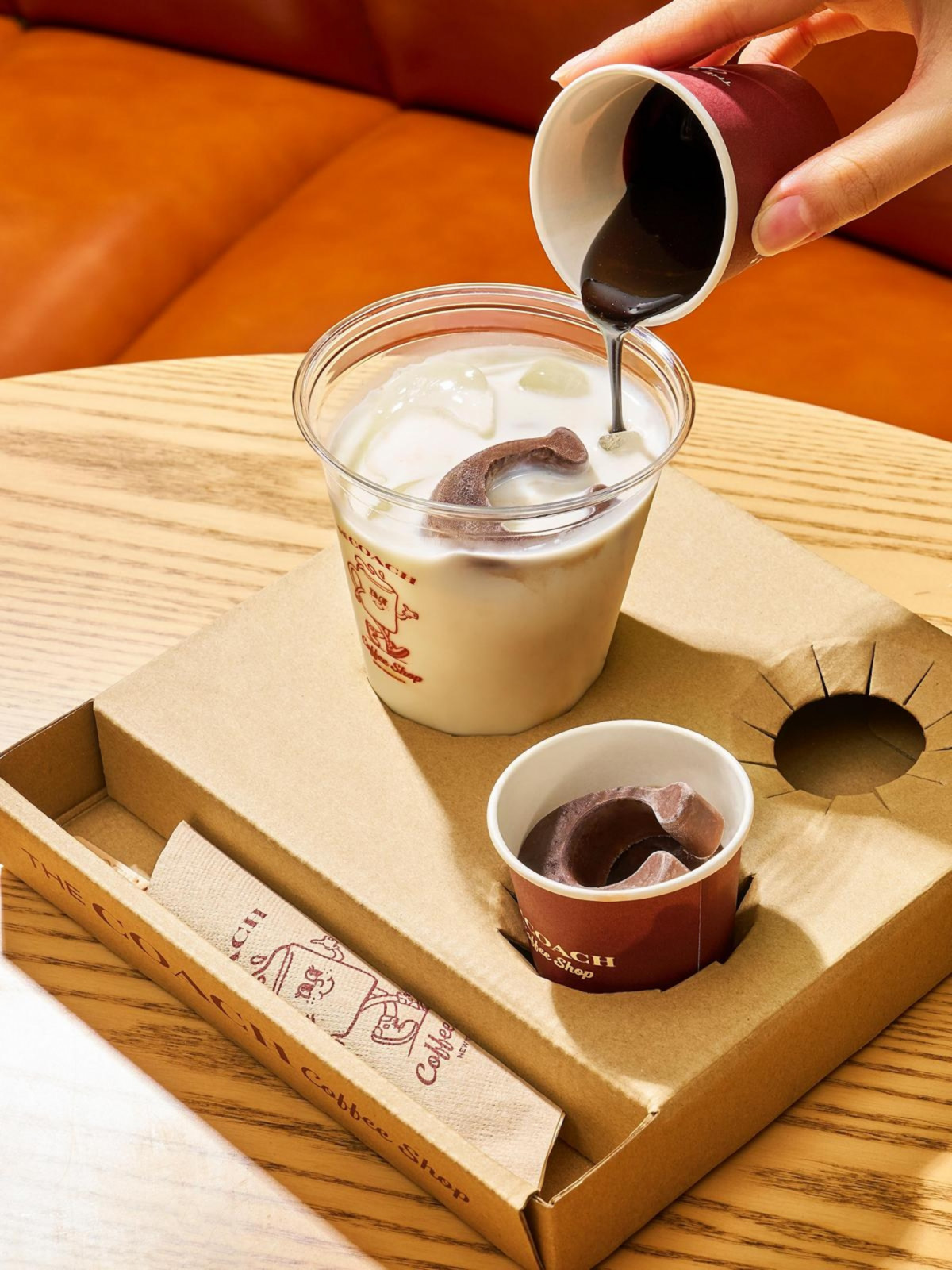 Handcrafted semi-sweet chocolate C’s play sidekick to the signature chocolate beverages Coach Coffee Shop Singapore Resort World Sentosa