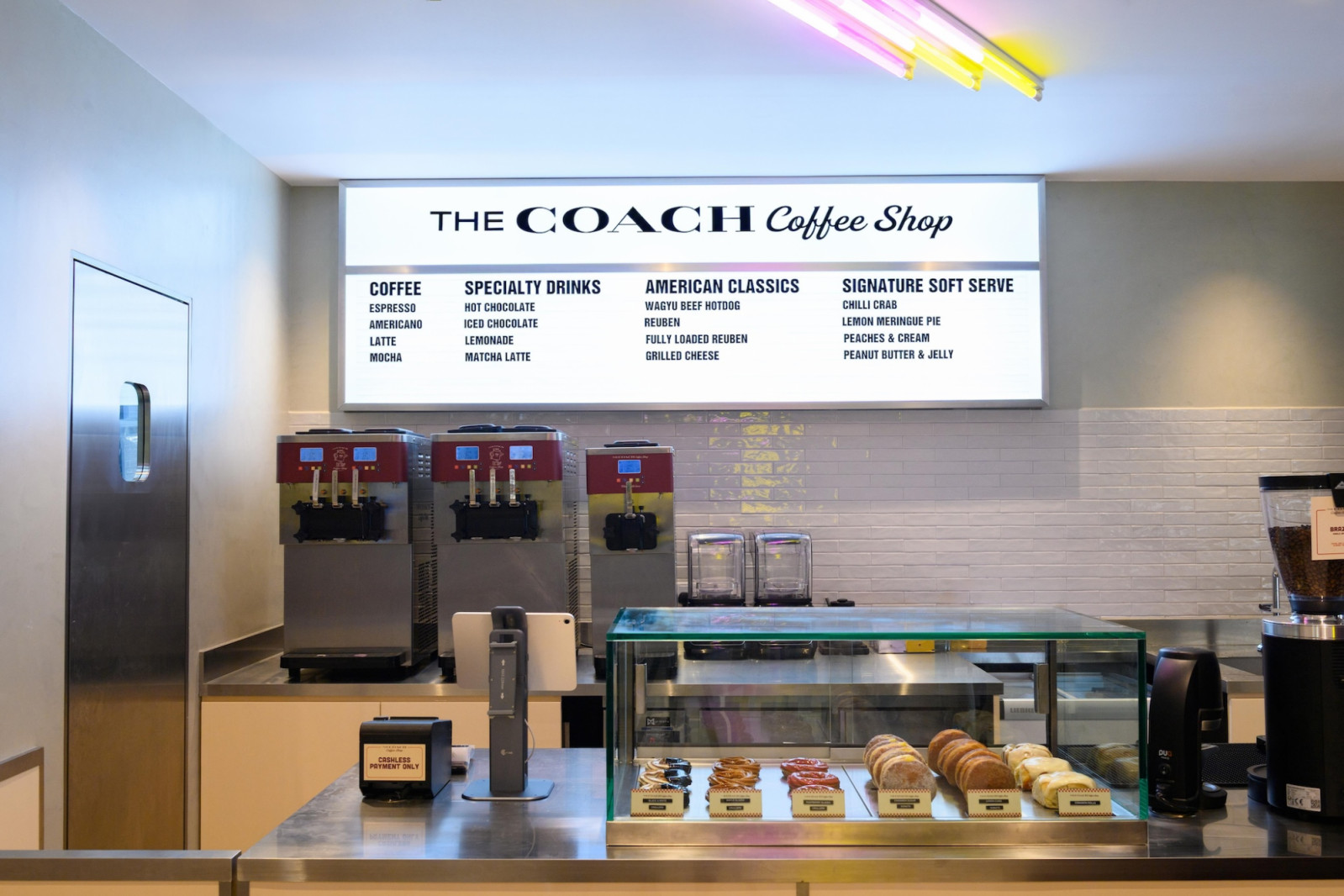 The Coach Coffee Shop is wrapped in tropical greenery and vintage New York nostalgia Coach Coffee Shop Singapore Resort World Sentosa