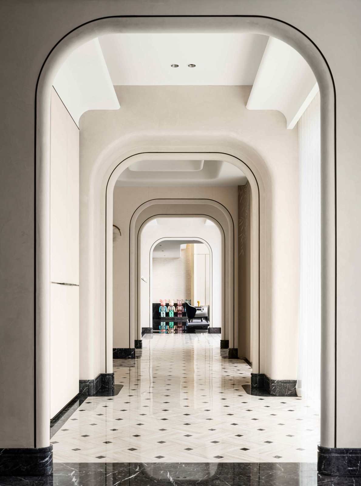 Simplified and executed with modern luxury materials