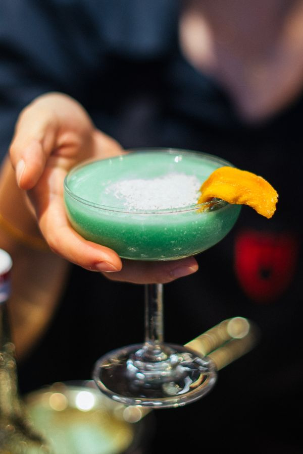 Lagoon Blue mocktail