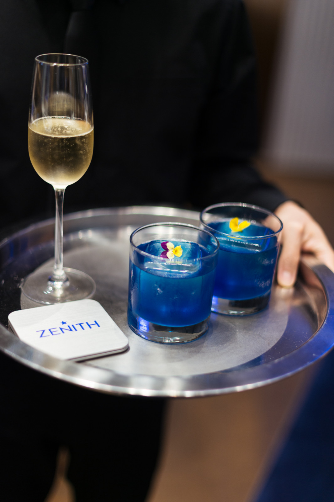 The evening’s elegant refreshments