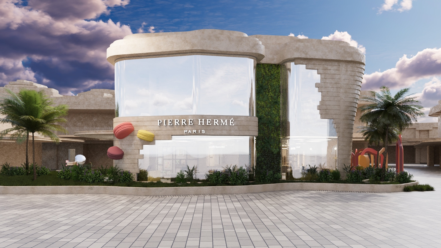 Pierre Hermé's first-ever flagship outlet in Southeast Asia. It is located with Weave, Resorts World Sentosa's premier retail and dining destintion