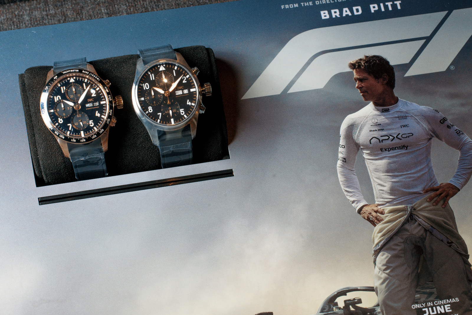 IWC Schaffhausen’s Pilot’s Watches inspired by the Brad Pitt box-office hit, F1