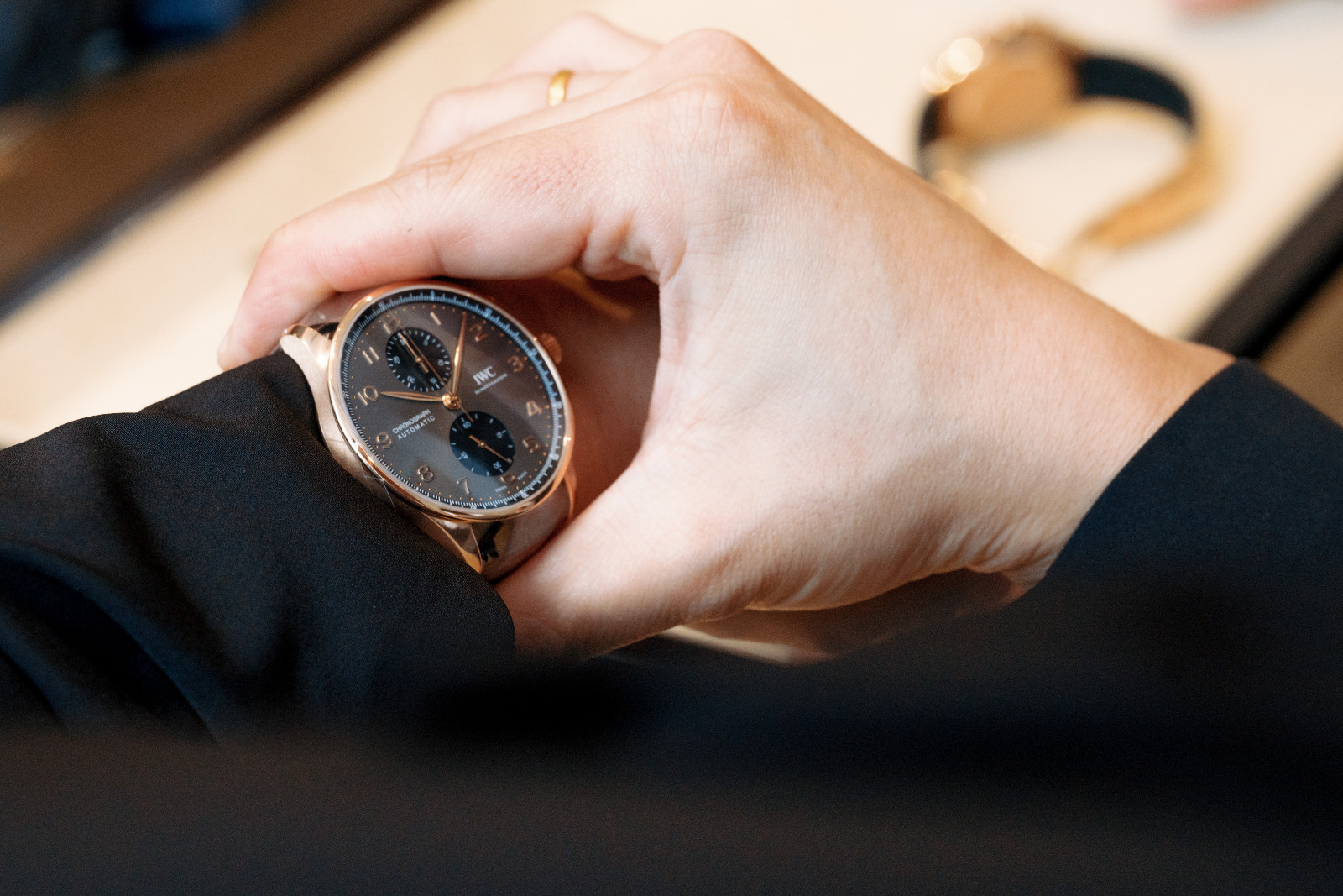 Up close with the IWC Schaffhausen Portugieser Chronograph