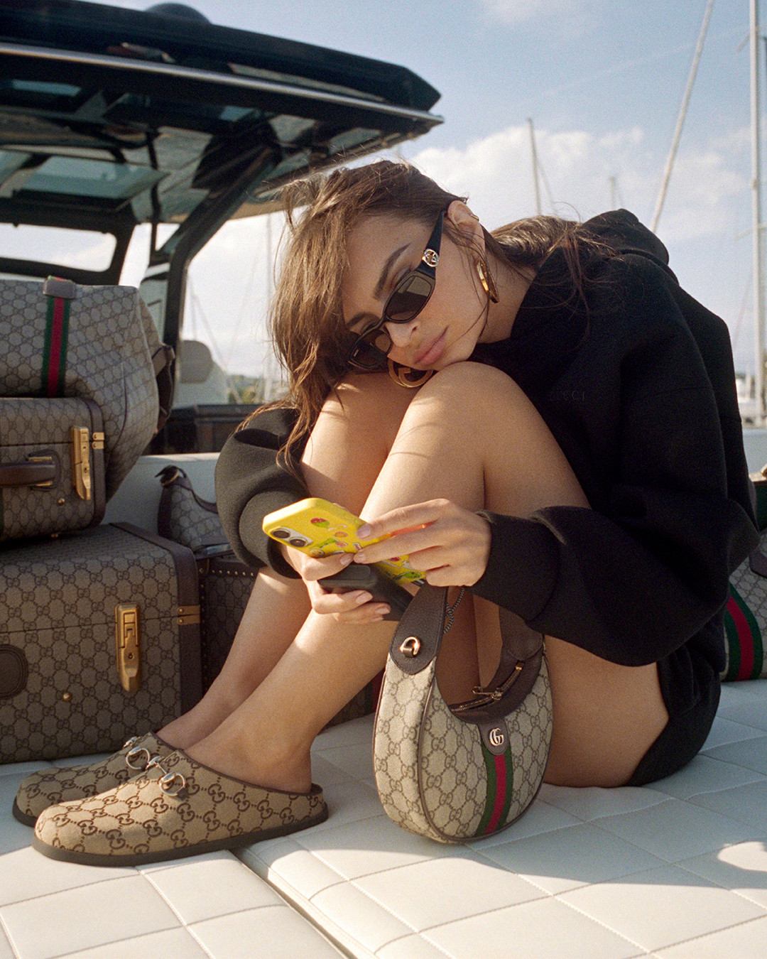 Emily Ratajkowski brings her signature edge to Gucci’s newest fashion narrative