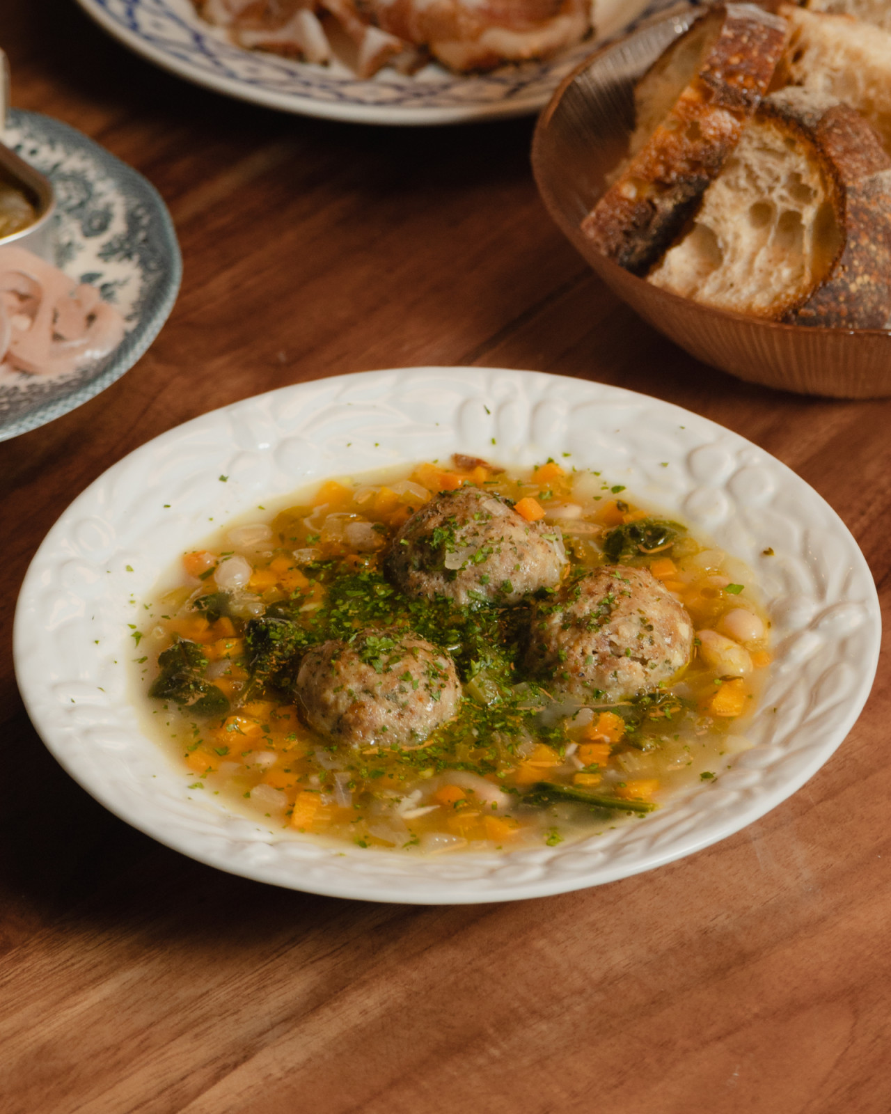 Pork Meatball, White Bean Stew (Photo: Basic Wine Store)