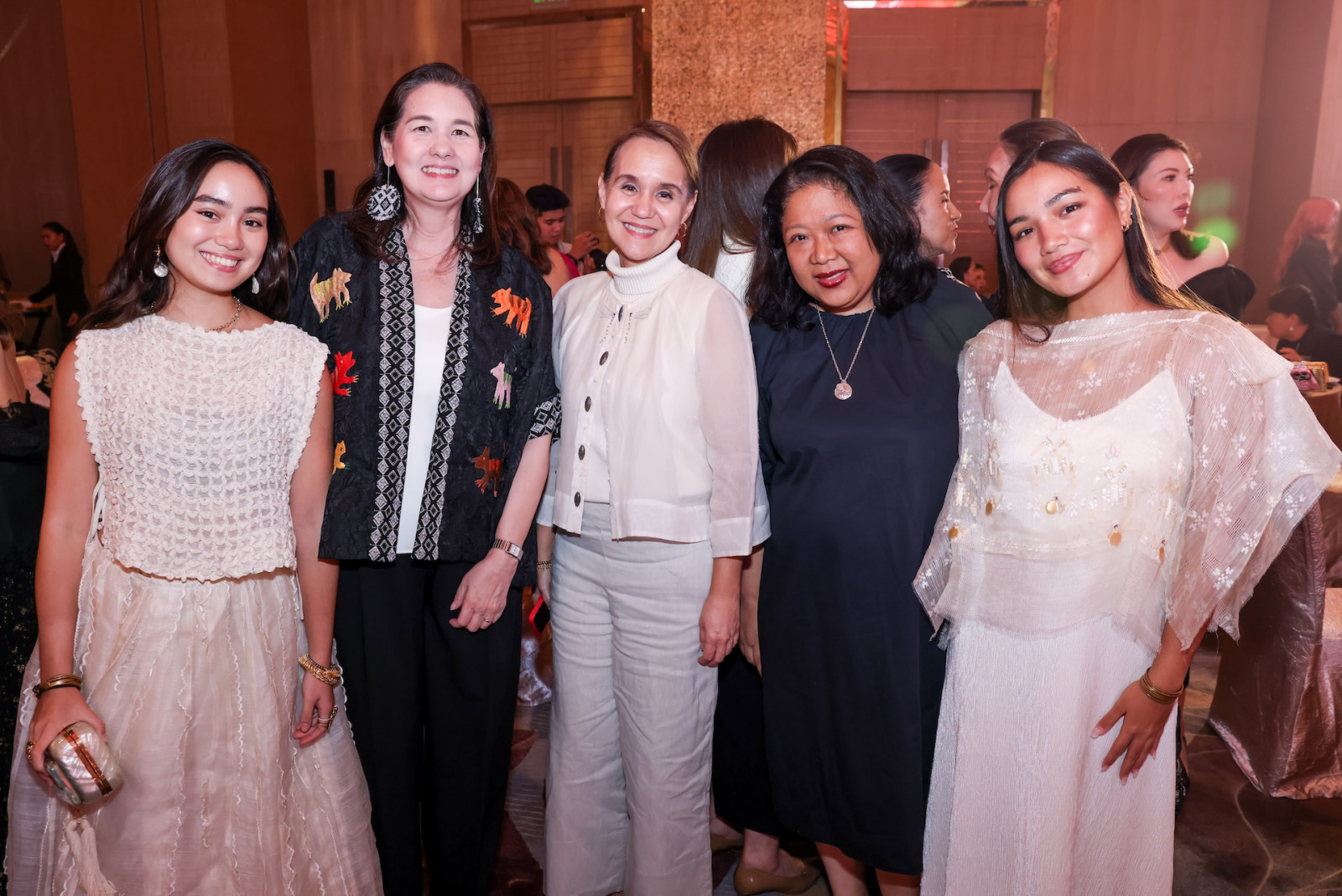 Isabella Tanjutco, Joanna Duarte, x, Anya Cajucom and Natasha Tanjutco at the Front & Female Awards Philippines 2025
