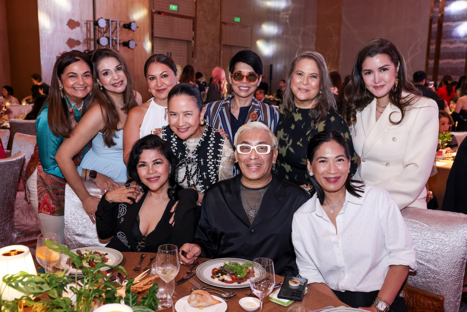 Gina Mohnani, x, x, x, x, Monique Madsen, Mia Borromeo, Hera Geriene, Joji Dingcong and Techie Hagedorn at the Front & Female Awards Philippines 2025