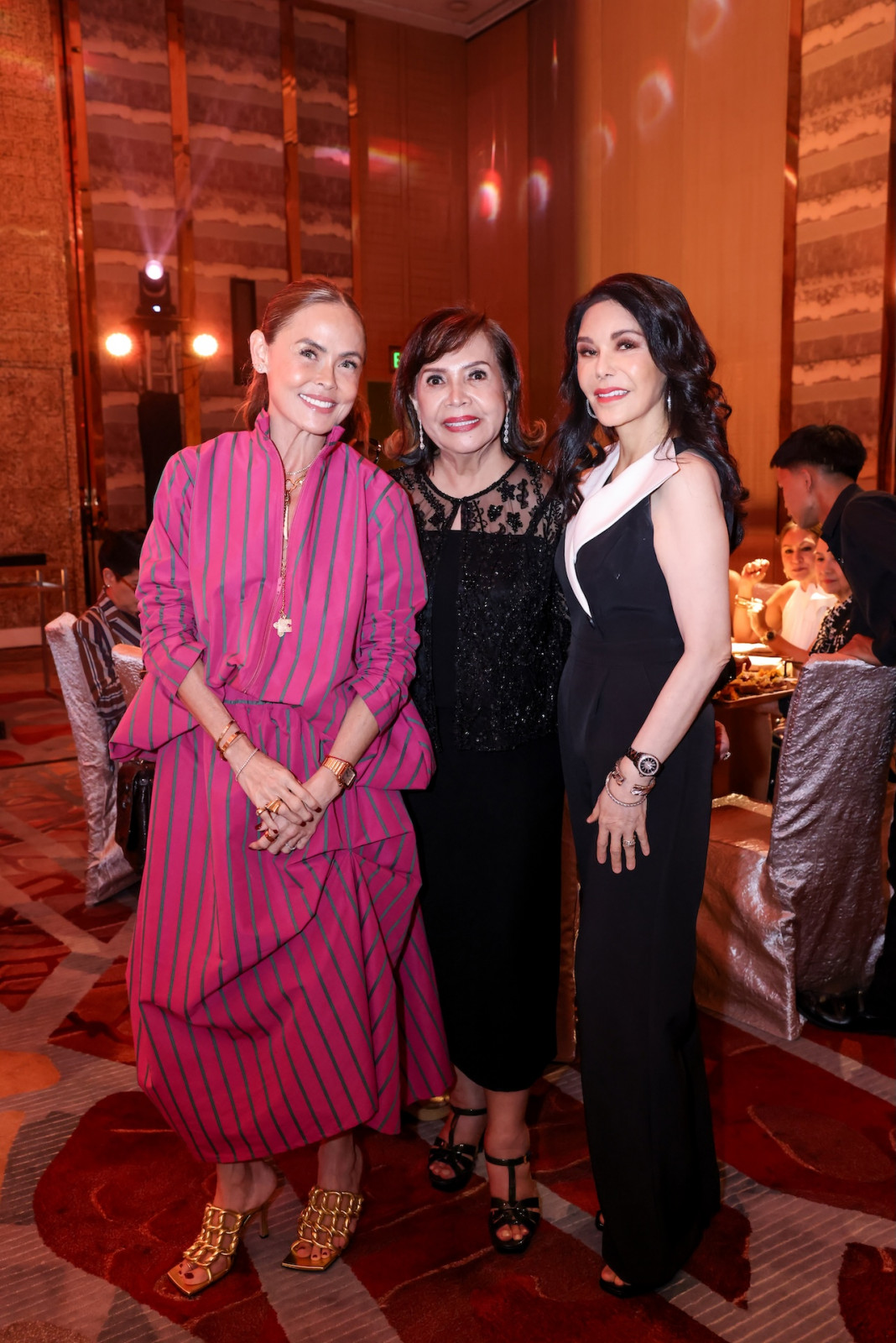Joanna Preysler Francisco, Marife Zamora and Ching Cruz at the Front & Female Awards Philippines 2025
