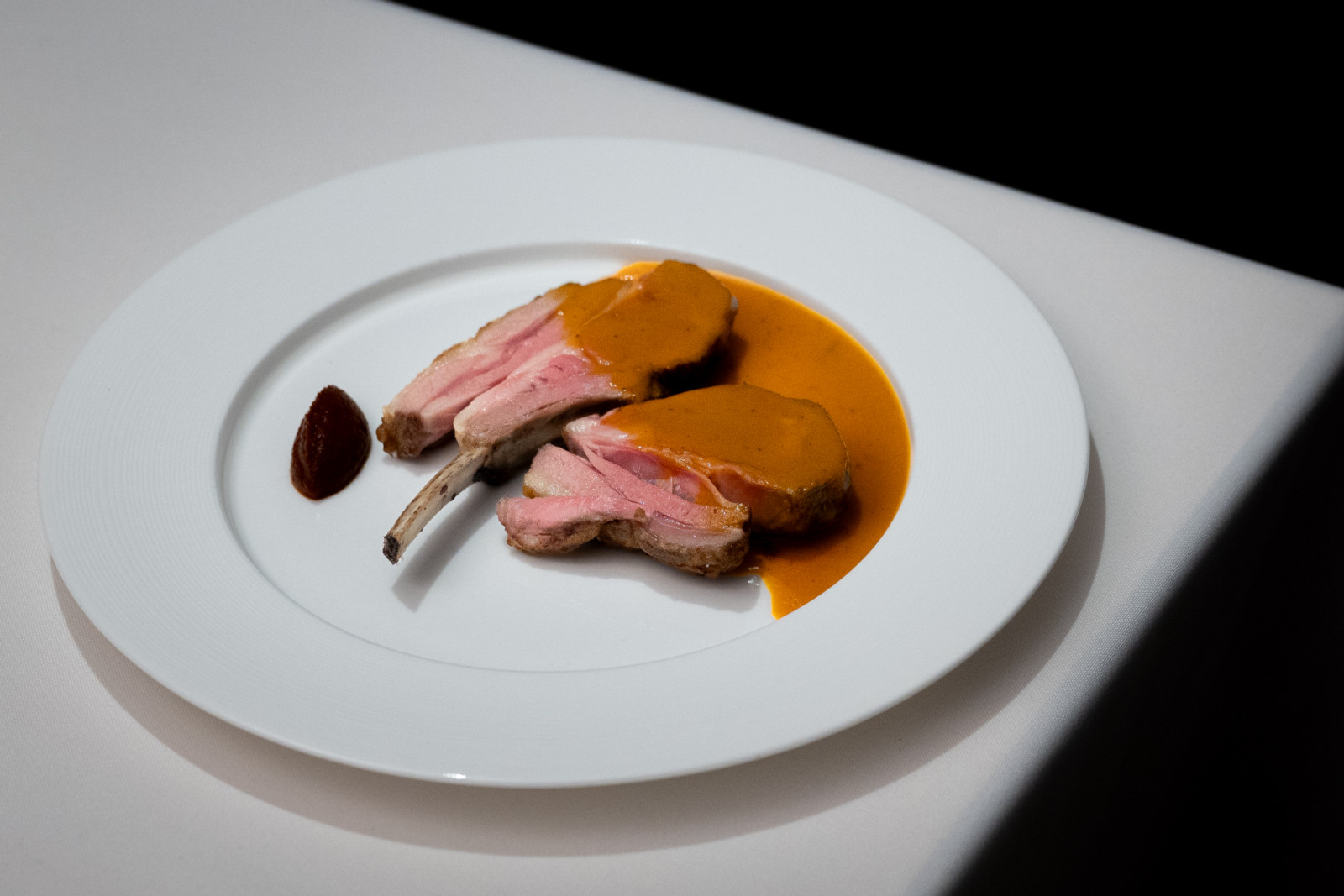 Cilantro Roasted Lamb Rack with Harissa (Photo: Cilantro)
