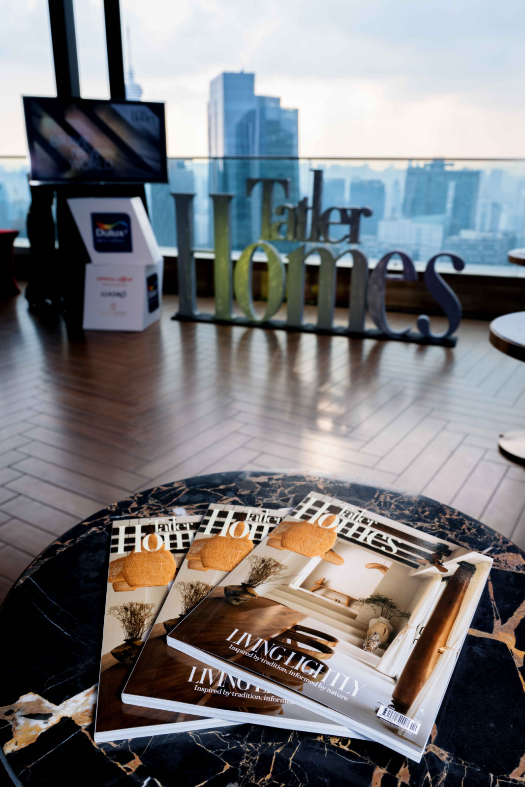 The latest Tatler Homes Malaysia issue on display