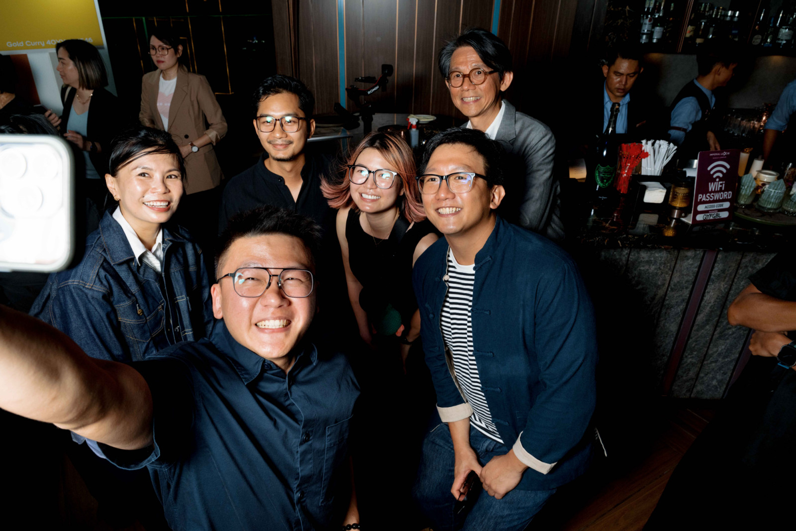 From left: Jennifer Choo, XX, XX, XX, David Yeow and Dr Lai Siew Hong