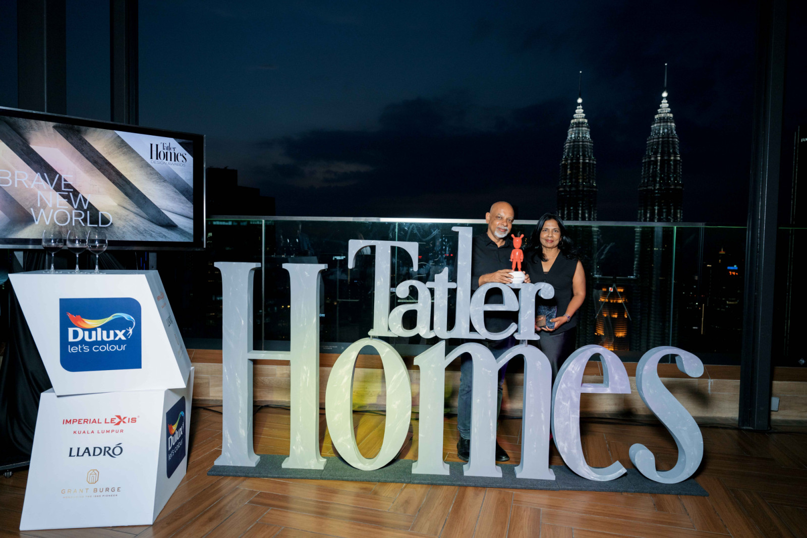 Best Innovative Design (Non-Residential) winner Melvyn Kanny of MJ Kanny Architect and wife XX
