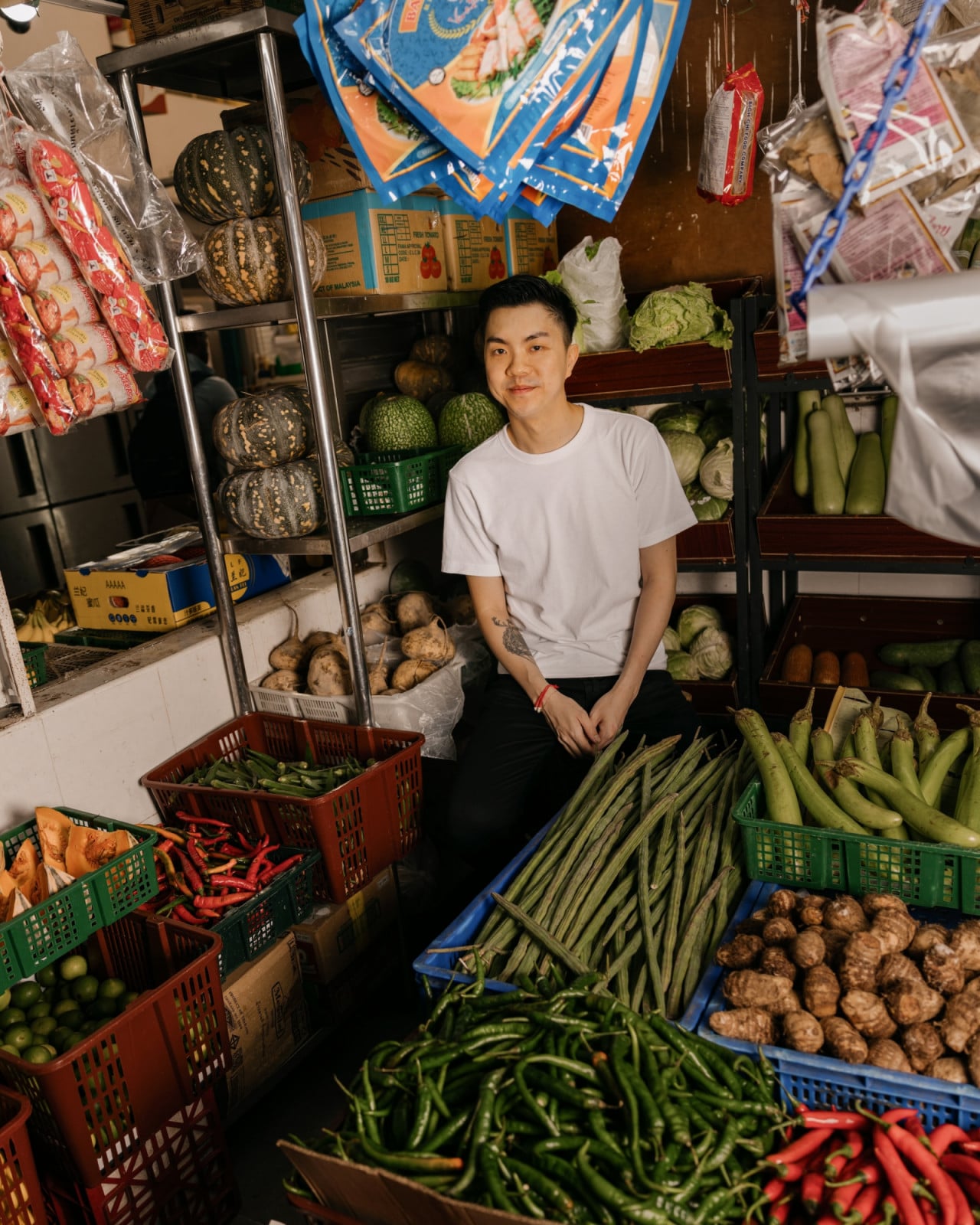 Singaporean chef Marcus Leow, a former Magic Square and Naked Finn alumnus, now heads the kitchen at Belimbing (Photo: Belimbing) Mod-Sin cuisine singapore food