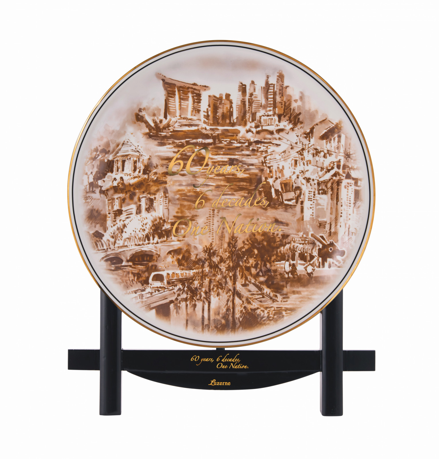 The 50cm SG60 Diamond plate, produced in a limited edition of 60 for fundraising purposes