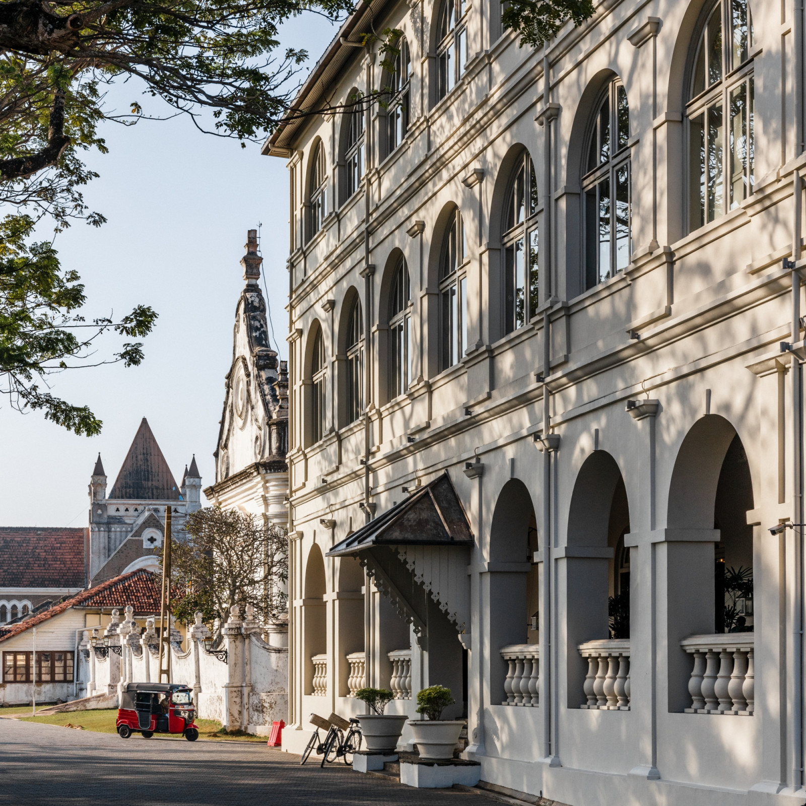 Exterior facade of the Amangalla (Photo: Amangalla) Galle, Sri Lanka travel guide